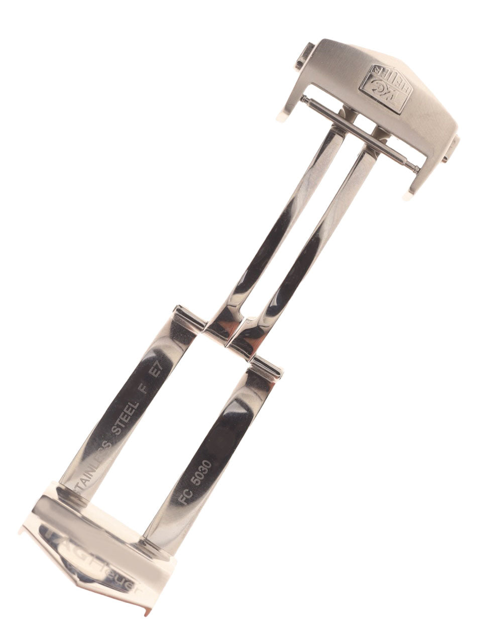 TAG Heuer Grand Carrera FC5030 Satin finished / polished steel folding clasp 18.2mm | Genuine OEM