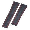 TAG Heuer Carrera  FC6237 FC5039 CAR2A80 Black and Red Leather Strap 22mm | Genuine OEM