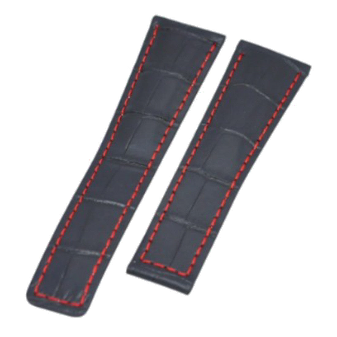 TAG Heuer Carrera  FC6237 FC5039 CAR2A80 Black and Red Leather Strap 22mm | Genuine OEM