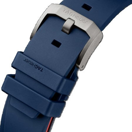 TAG Heuer Formula 1 FT8091 FC1070 CBZ2080  Blue rubber strap and buckle 18.5mm  | Genuine OEM