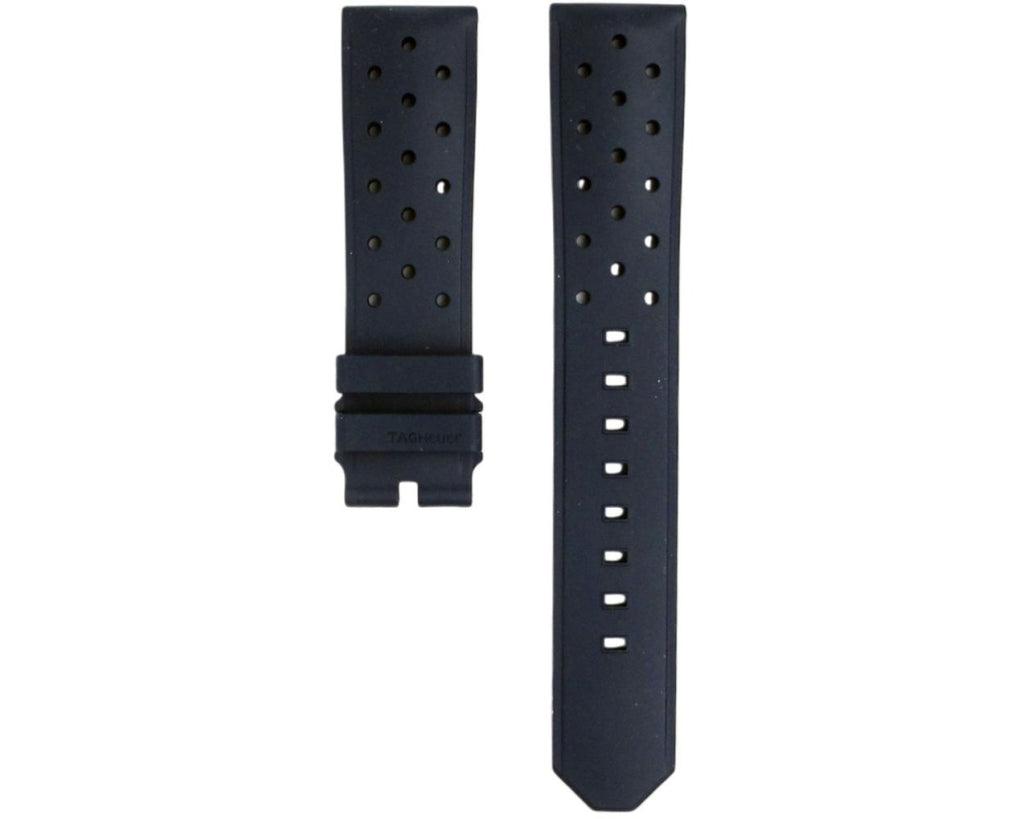 TAG Heuer Formula 1 FT8050 FC1070 CAZ1011 Blue Rubber Strap 21.5mm | Genuine OEM