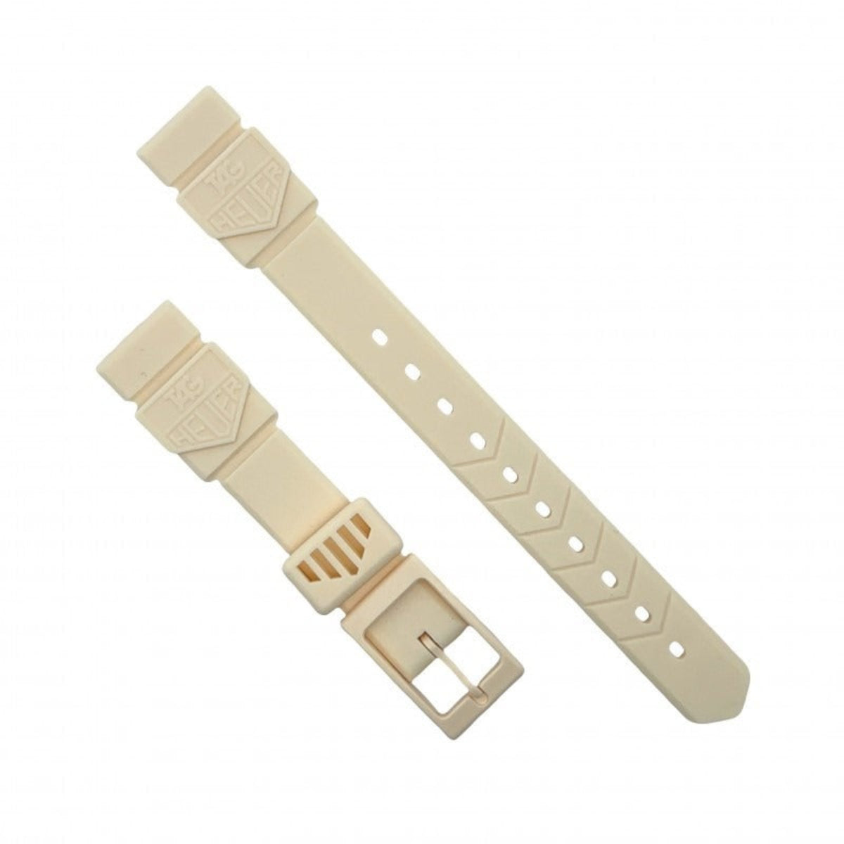TAG Heuer Formula 1 BS0490 FC1027 WA1461 Ivory Plastic Strap 15mm| Genuine OEM