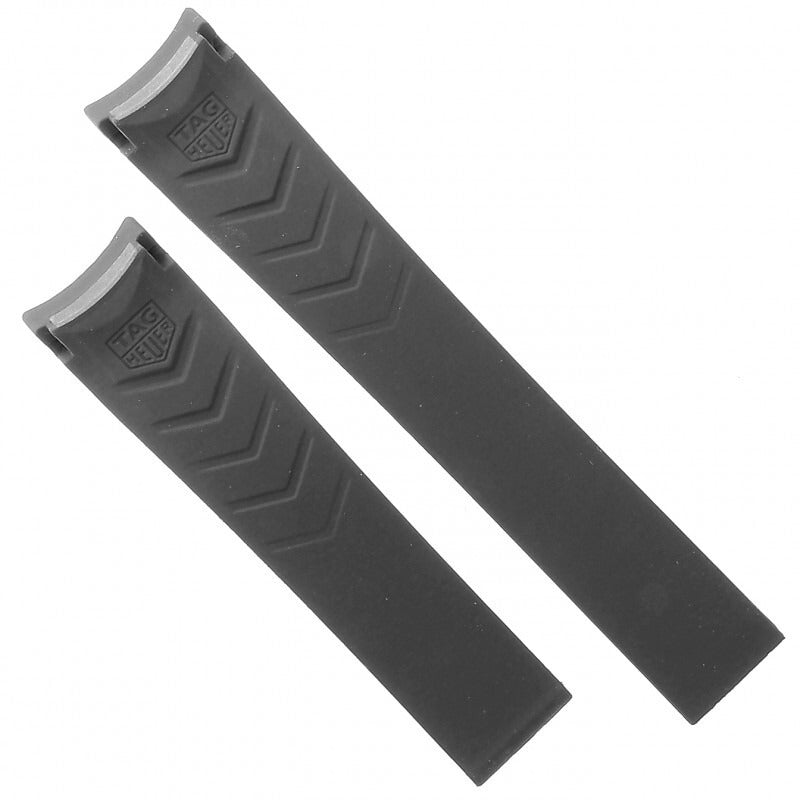 TAG Heuer Aquaracer Premium FT6141 FC5069 WAY101A Black Rubber Strap 21.5mm | Genuine OEM