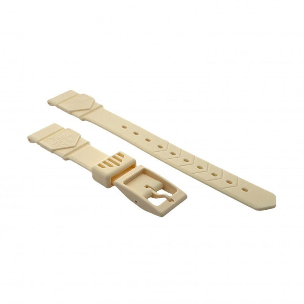 TAG Heuer Formula 1 BS0490 FC1027 WA1461 Ivory Plastic Strap 15mm| Genuine OEM