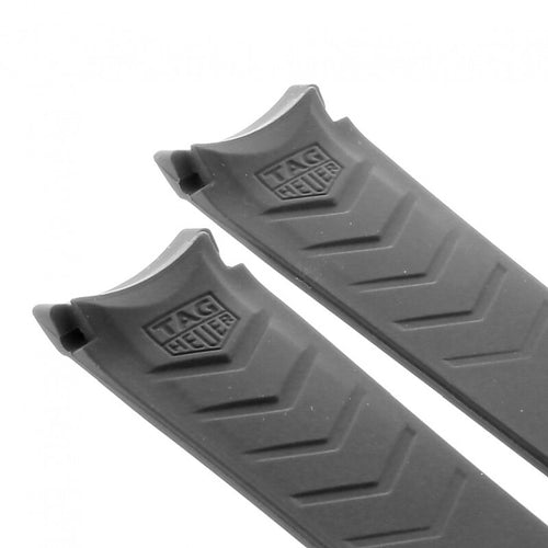 TAG Heuer Aquaracer Premium FT6141 FC5069 WAY101A Black Rubber Strap 21.5mm | Genuine OEM