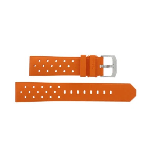 TAG Heuer Formula 1 BT0729 FC1070 CAZ1014 Orange rubber strap and buckle 21.5mm  | Genuine OEM