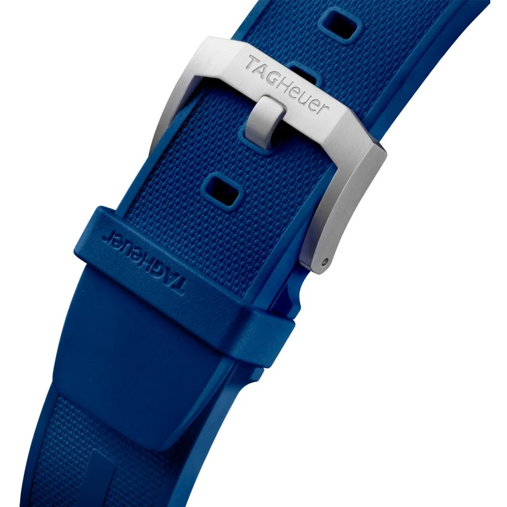 TAG Heuer Formula 1 FT8099 FC1070 CAZ1014 Blue Rubber Strap 21.5mm | Genuine OEM